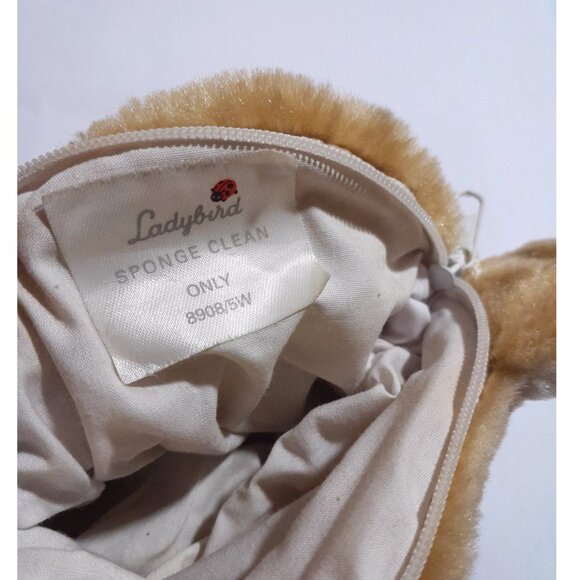 Vintage Unique Rare Teddy Bear Head Plush Shoulder Bag 6"W x 5"H - Picture 4 of 7